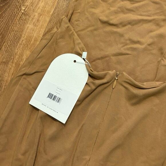 NWT Rumer Gia Mini Dress In Caramel Size Small - Picture 9 of 10
